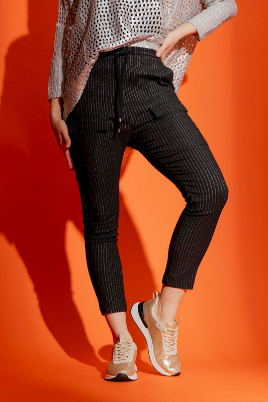 Black Pull On Jogger Pant