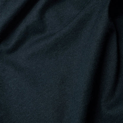 Navy Long Line Crew Neck Tee