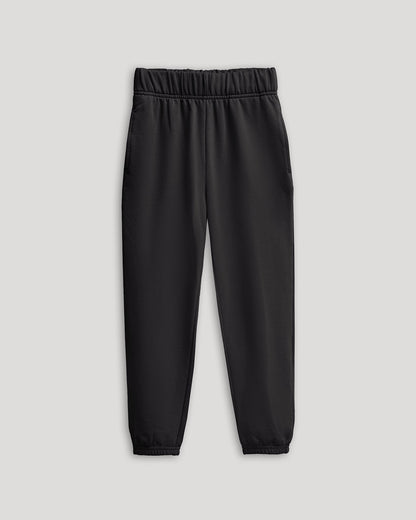 Girls Black Relaxed Joggers