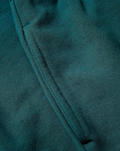 Girls Deep Emerald Cropped Zip Hoodie & Relaxed Joggers 2-Pack