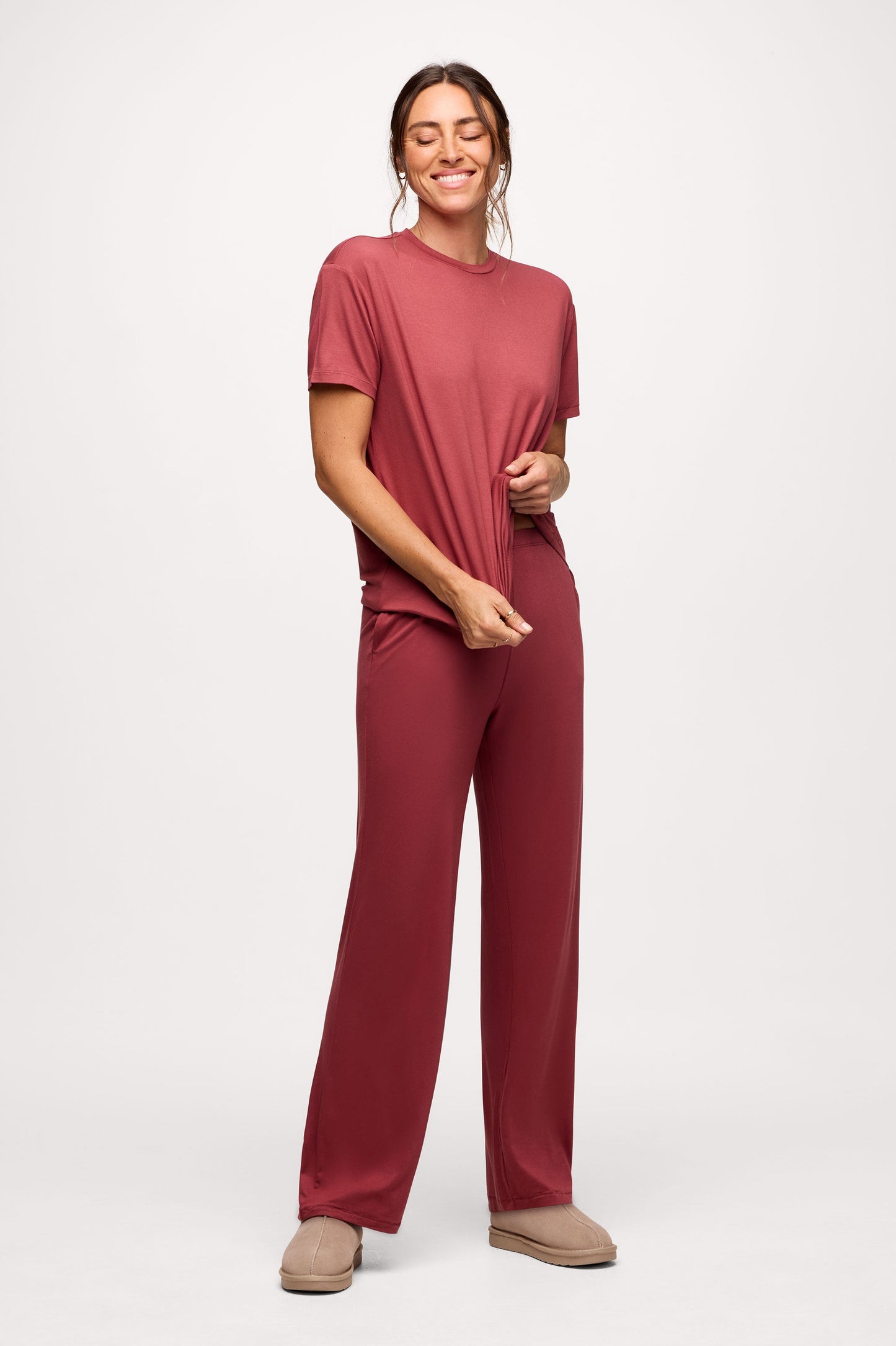 Boyfriend Pajama Tee | Mauve