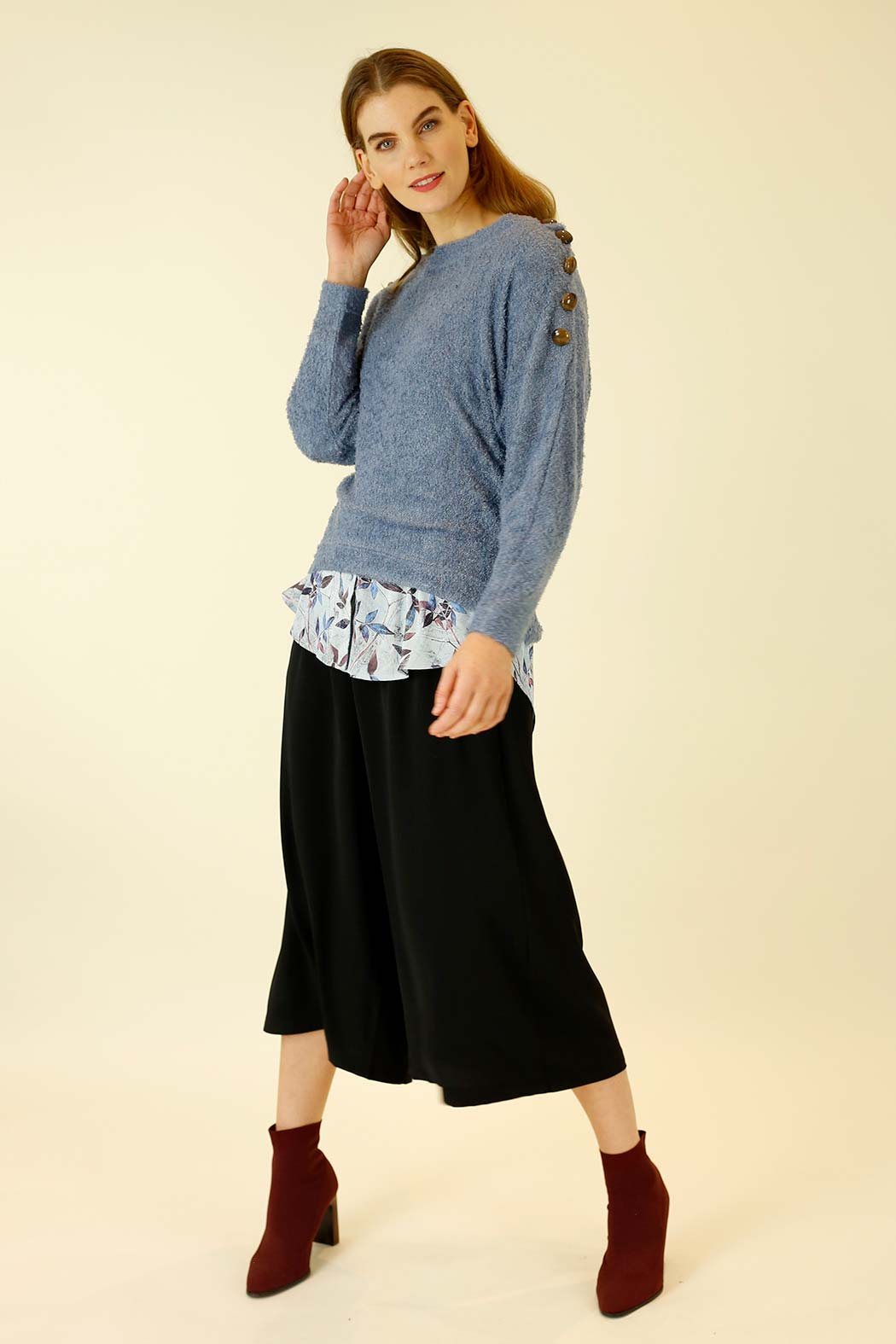 Black Euro Paperbag Culotte - SALE
