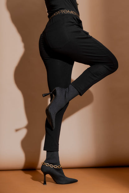 Black Tencel Cargo Pant