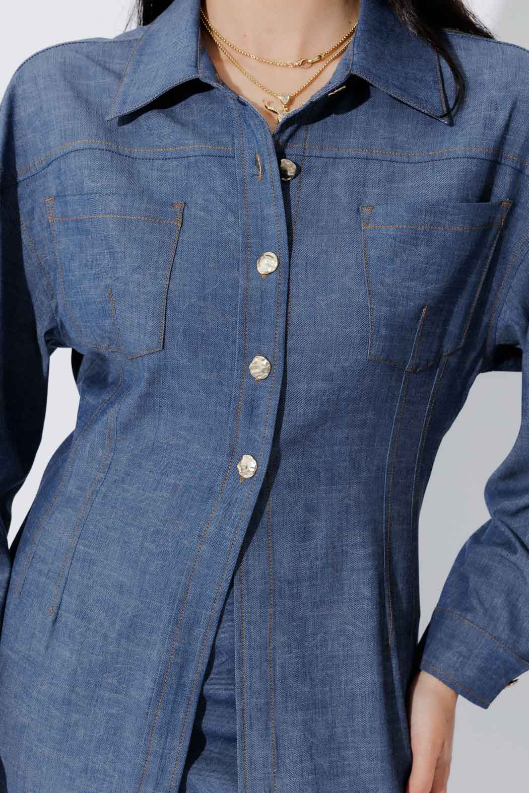 Chambray Hourglass Jacket
