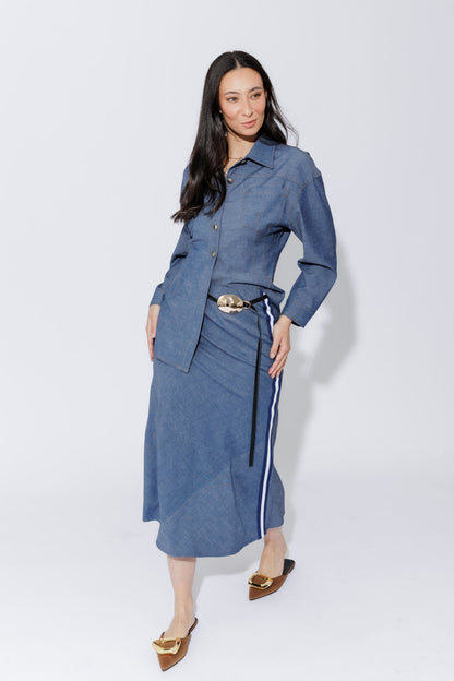 Chambray Hourglass Jacket