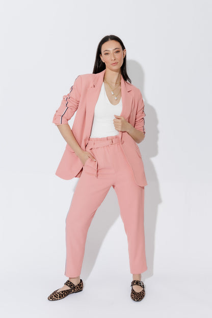 Blush Sport Paperbag Pant