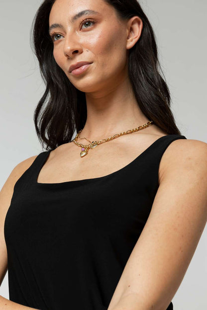 Black Double Layer Cami