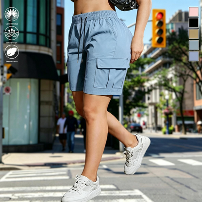 Women’s Outdoor Cargo Shorts – Multi-Pocket Design for Everyday Adventures