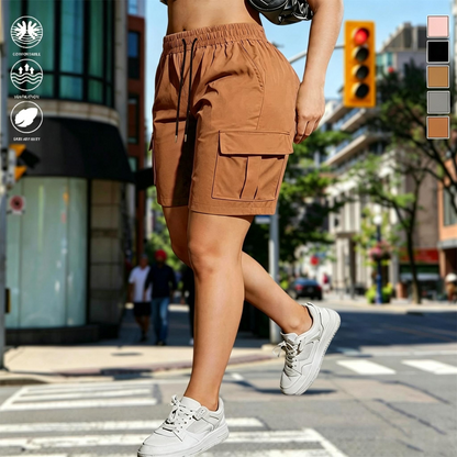 Women’s Outdoor Cargo Shorts – Multi-Pocket Design for Everyday Adventures