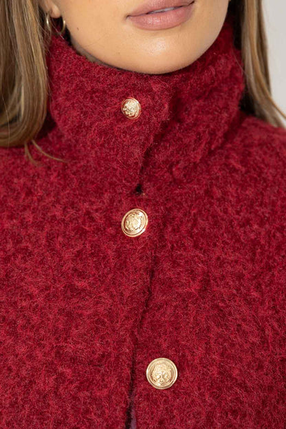 Burgundy Soft Touch Carrington Jacket