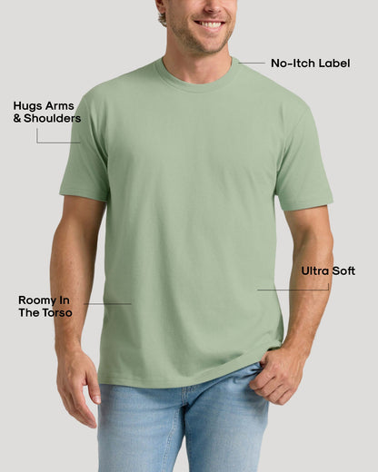 Sage Green Classic Crew Neck