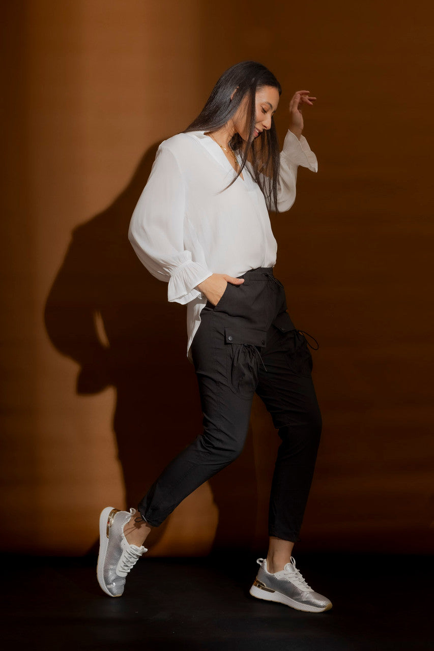 Black Parachute Cargo Pant