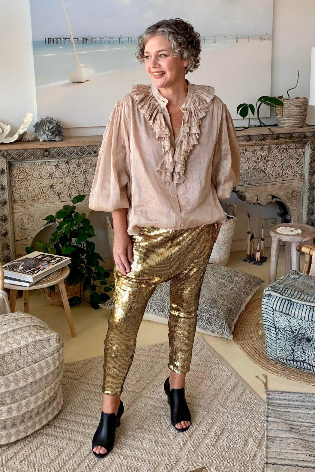 Bronze Sequin Droppie - NT