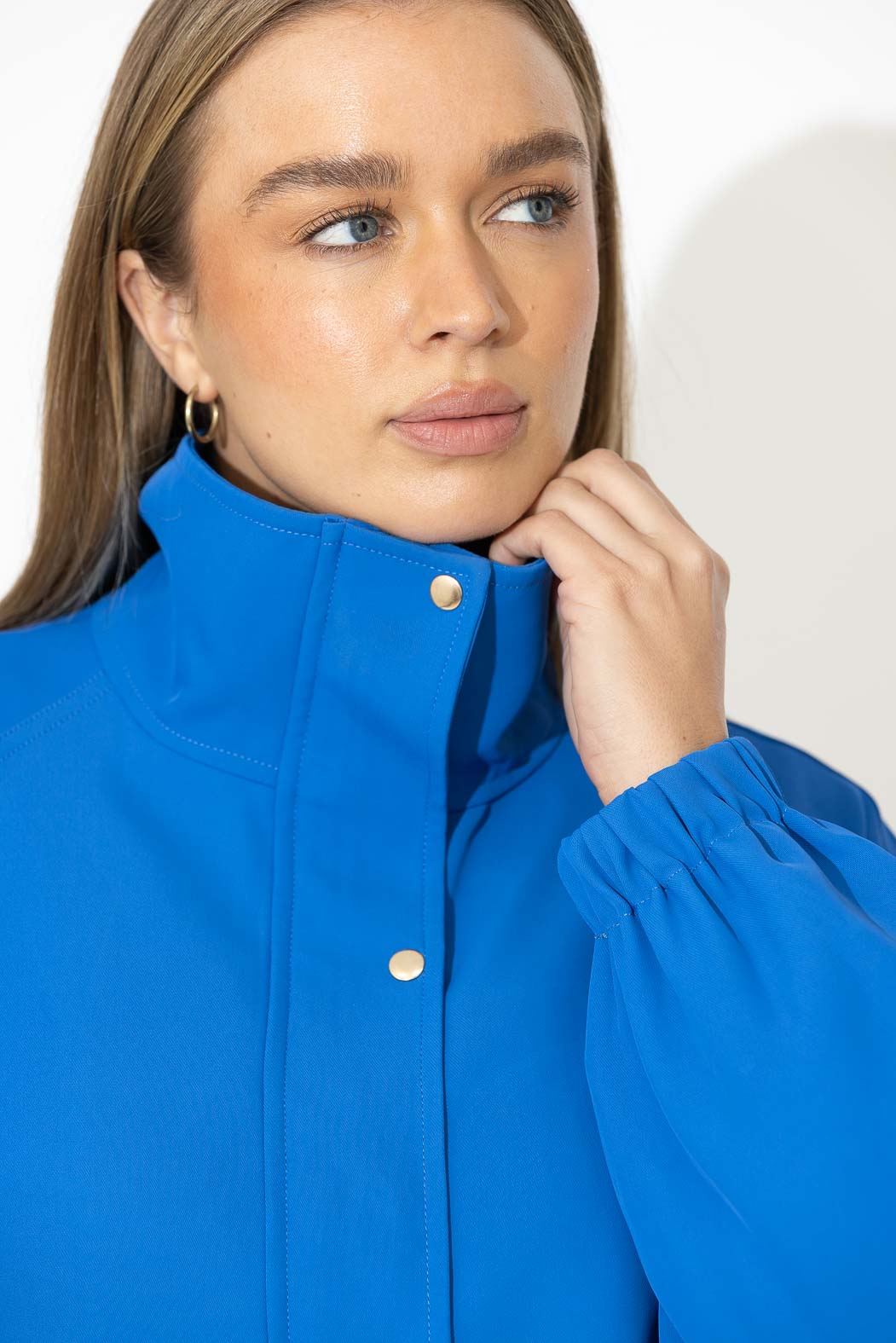 Blue Euro Athleisure Jacket