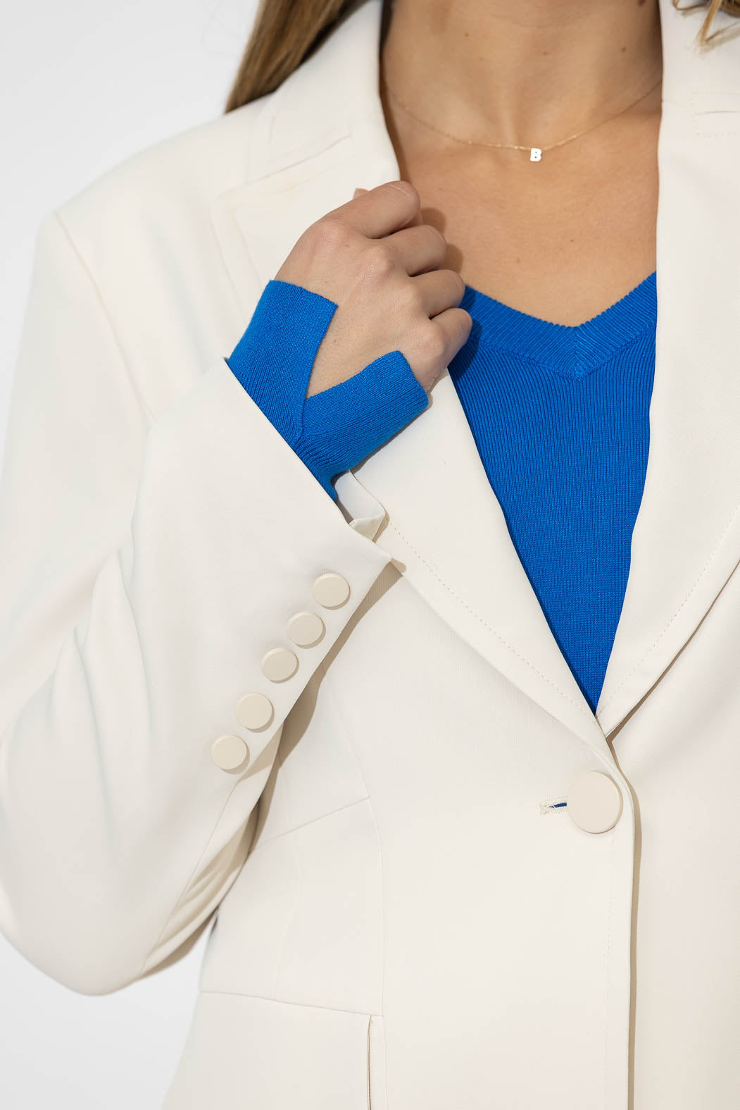 Beige Euro Mia Blazer
