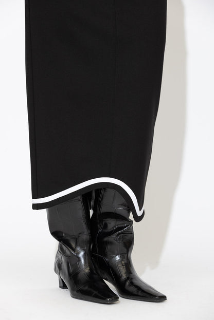 Black Ponte Coco Skirt
