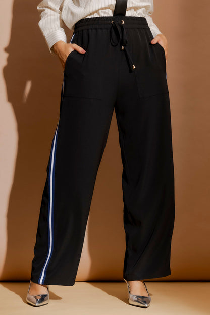 Black Stripe Sport Pant
