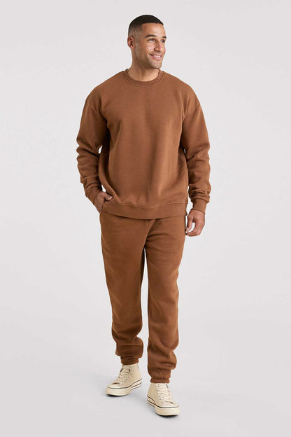 Men's Classic Crewneck Sweatshirt | Chocolate