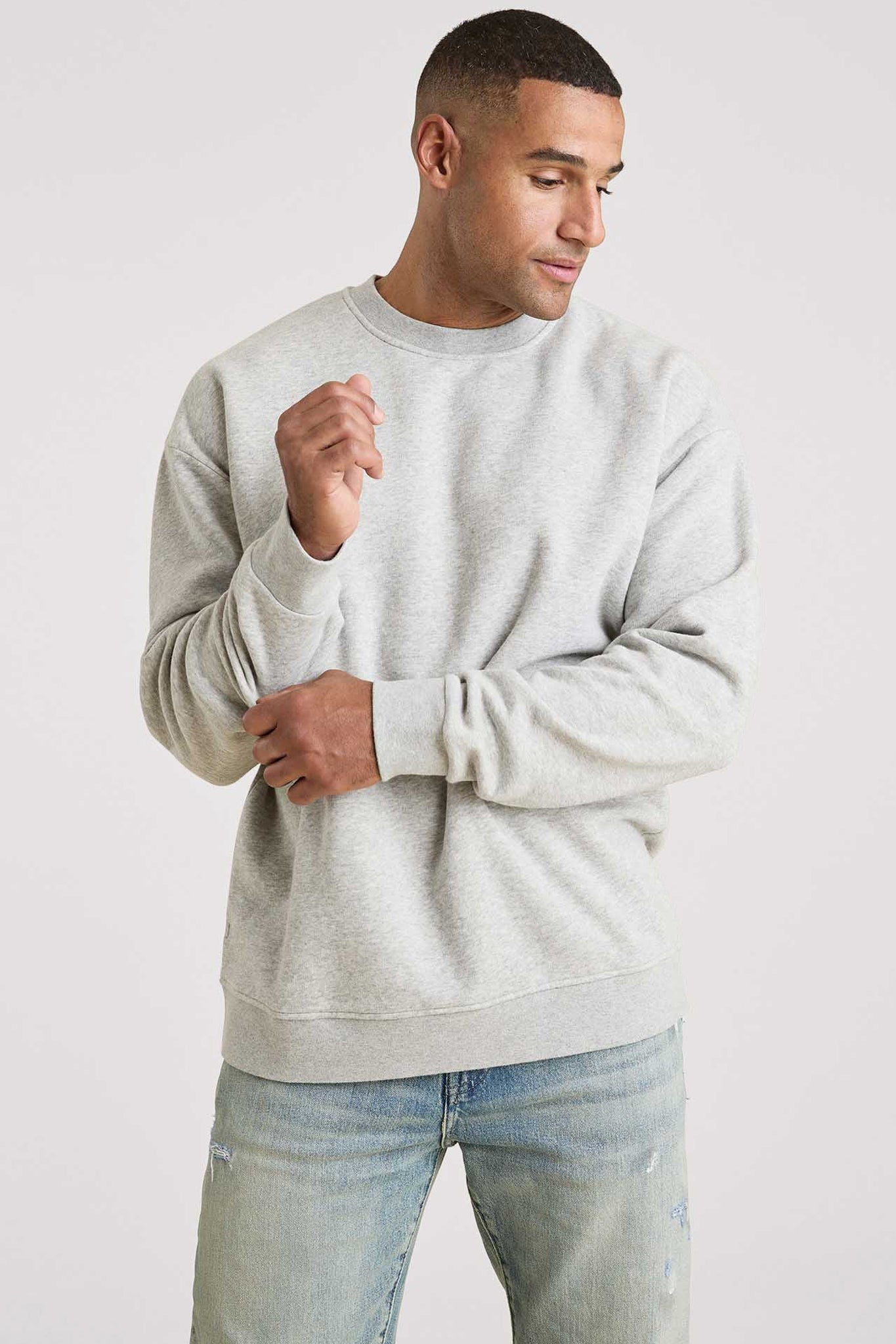 Men's Classic Crewneck Sweatshirt | Heather Grey