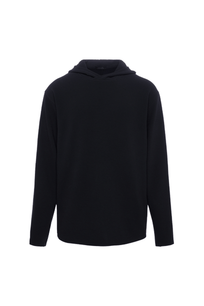 Performance Waffle Hoodie | Black
