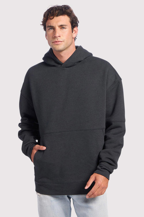 Vintage Fleece Men's Hoodie | Black