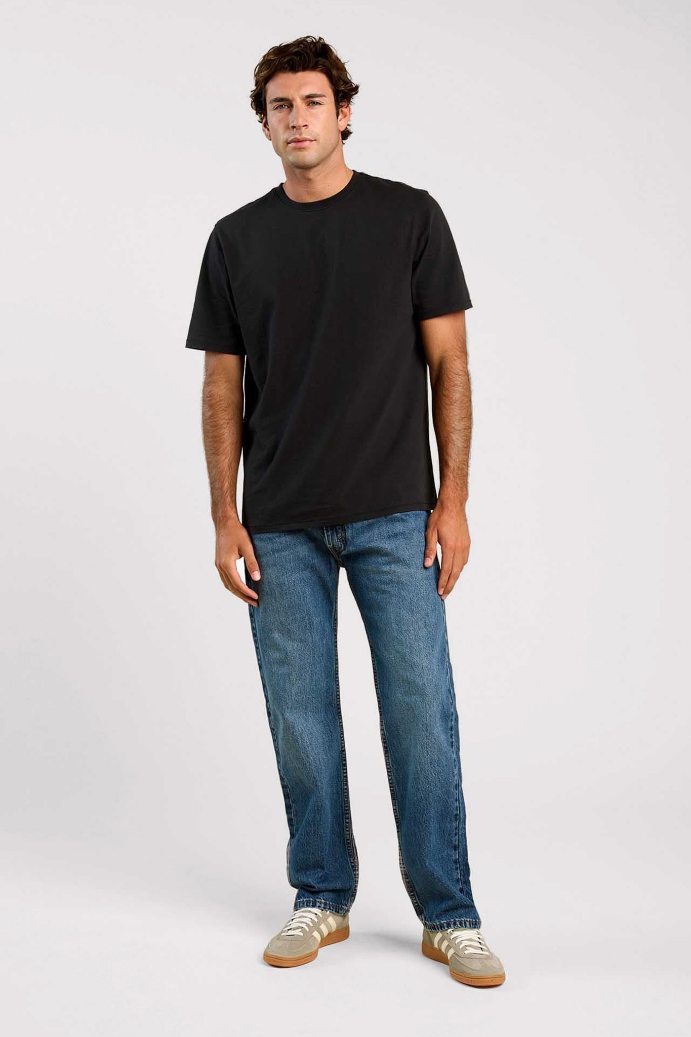Vintage Cotton Men's Everyday T-Shirt | Black