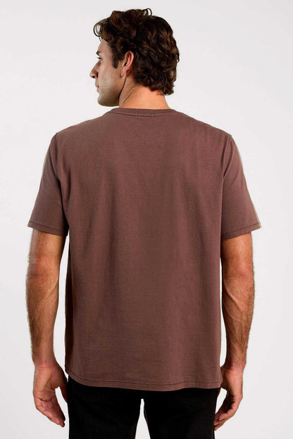 Vintage Cotton Men's Everyday T-Shirt | Coffee
