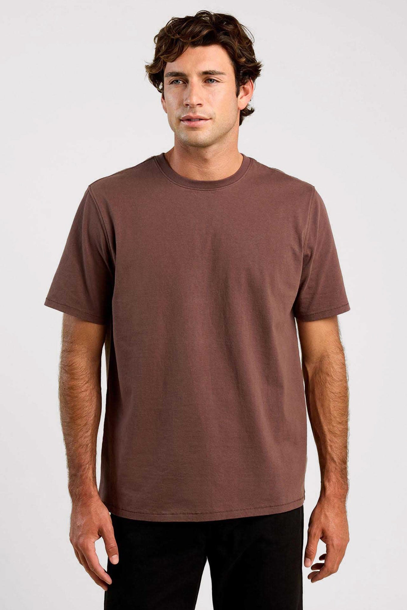 Vintage Cotton Men's Everyday T-Shirt | Coffee