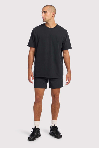 Men's Steady Seamed Tee | Black