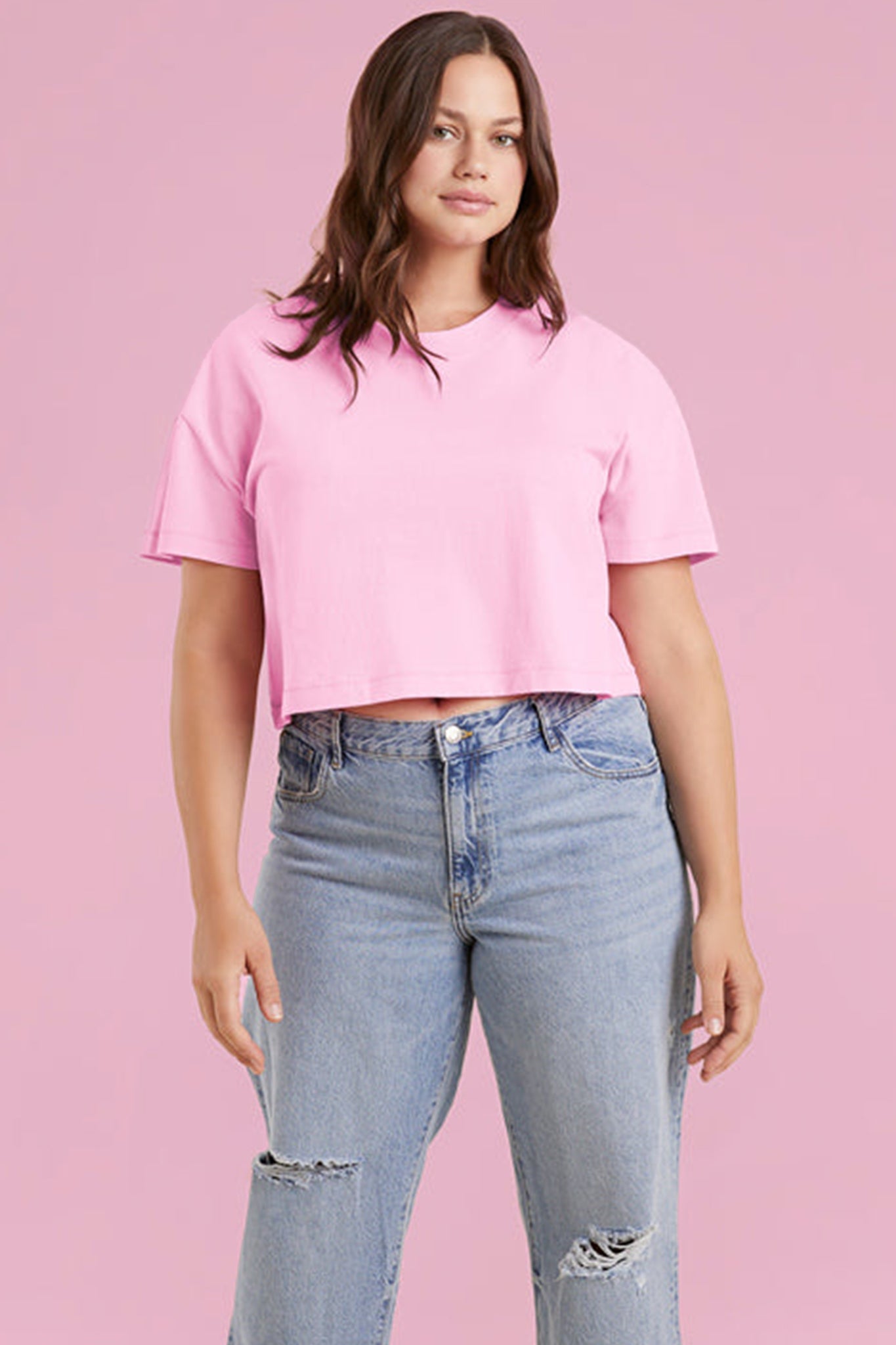 Vintage Cotton Cropped Tee