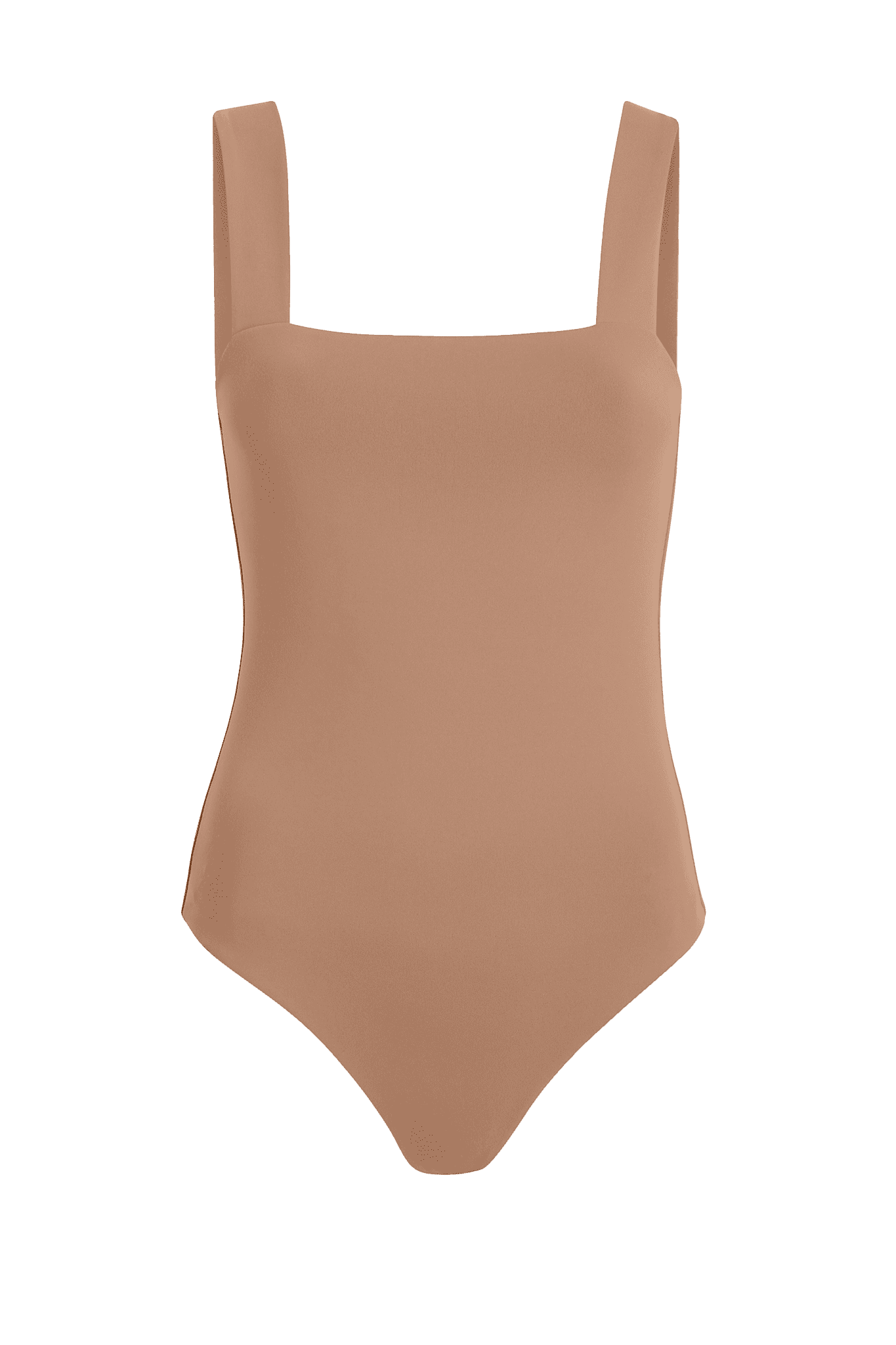 Square Neck Tank Bodysuit | Cinnamon