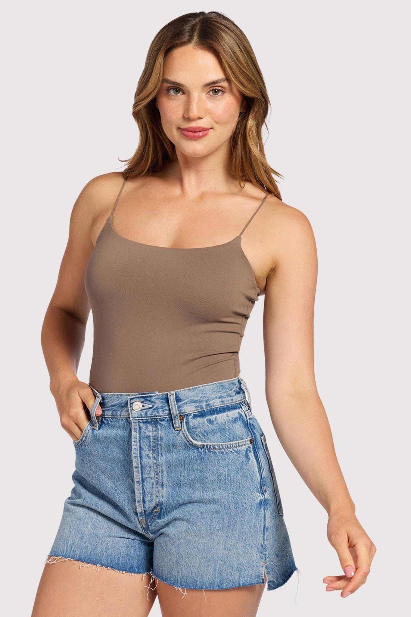 Cami Bodysuit | Mocha