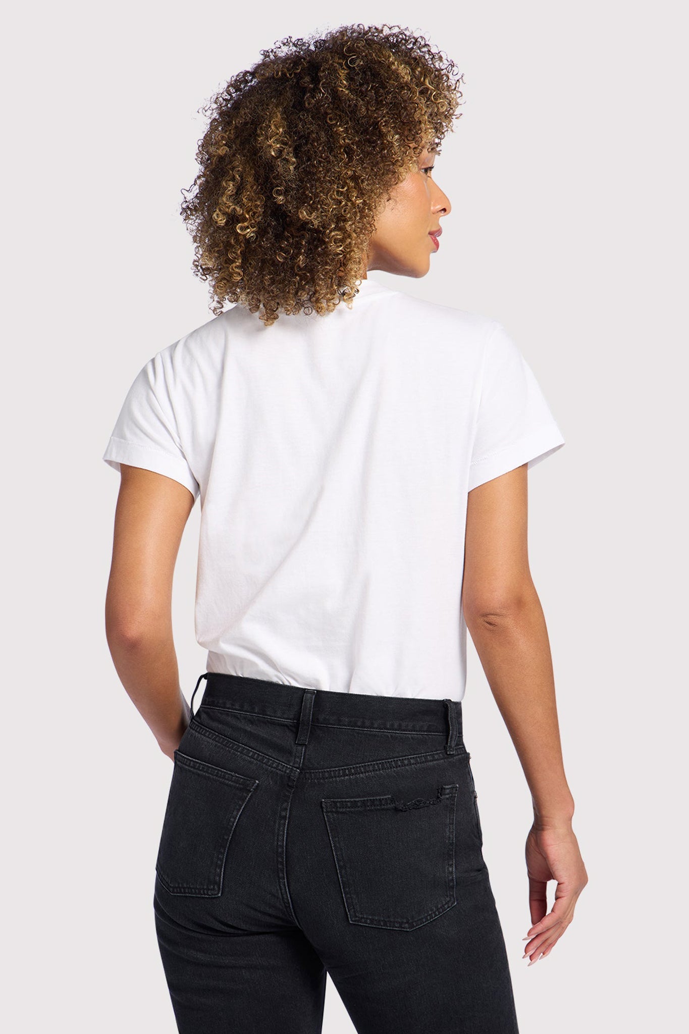 Soft Cotton Everyday T-Shirt Bodysuit | White