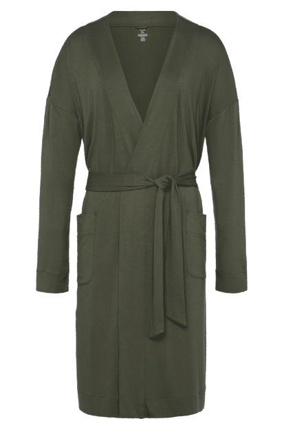 Lounge Robe | Darkest Olive