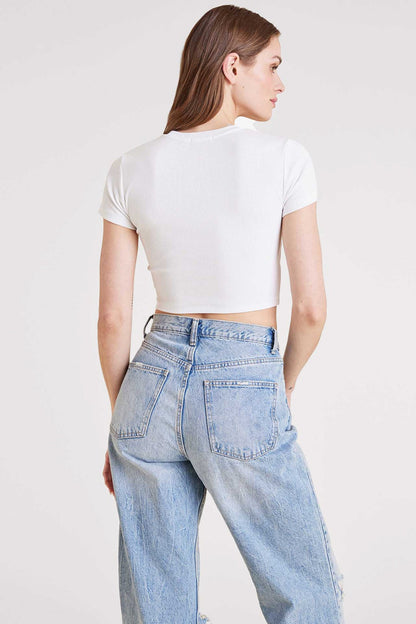 Baby Tee | White