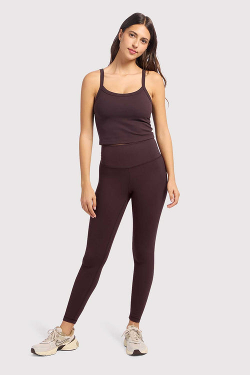High-Waist Elevate Legging | Eggplant