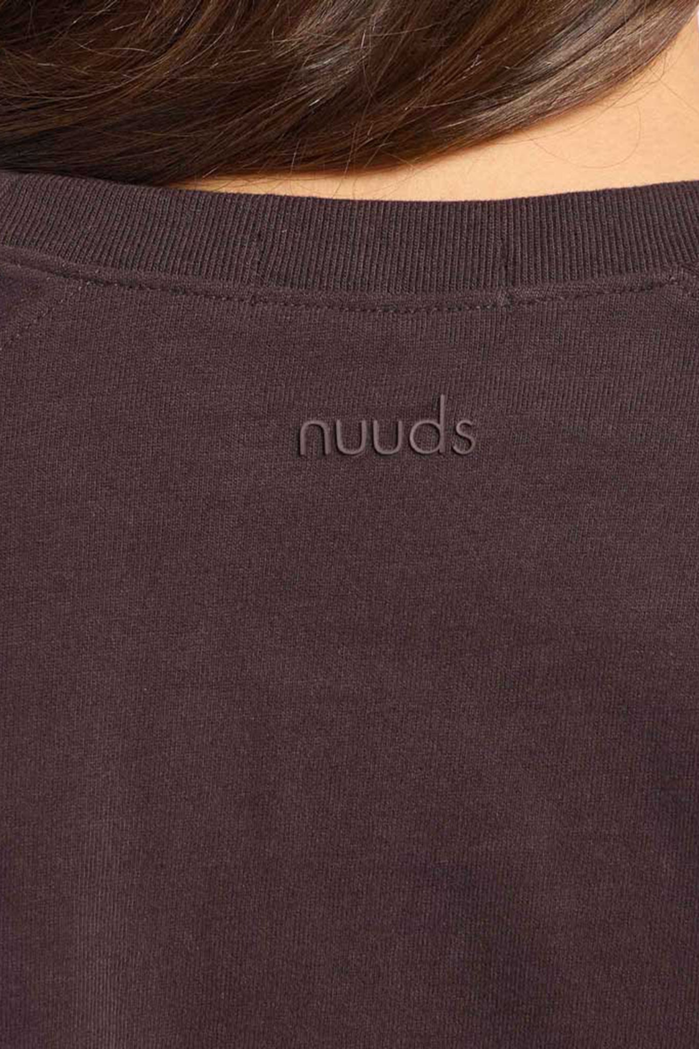 Steady Seamed Tee | Eggplant