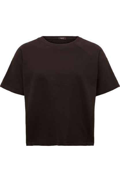 Steady Seamed Tee | Eggplant