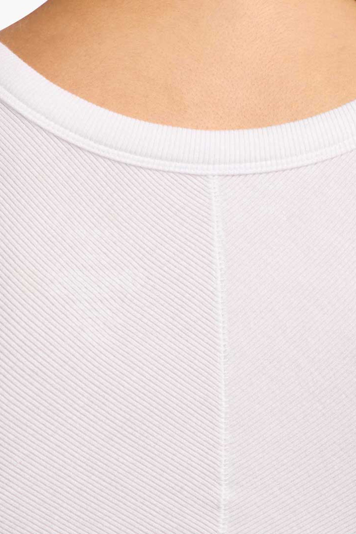 Slinky Rib Racer Tank | White