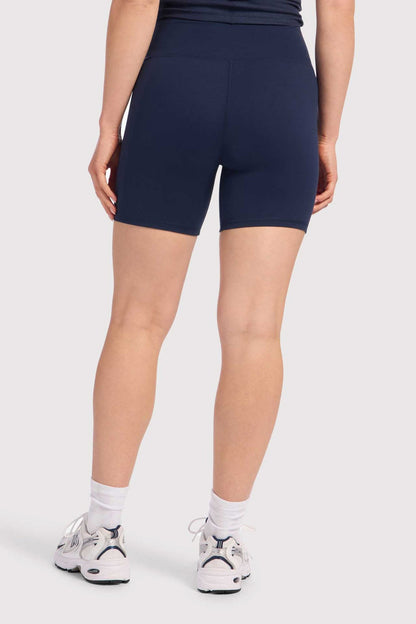 High-Waist Elevate Biker Short | Navy