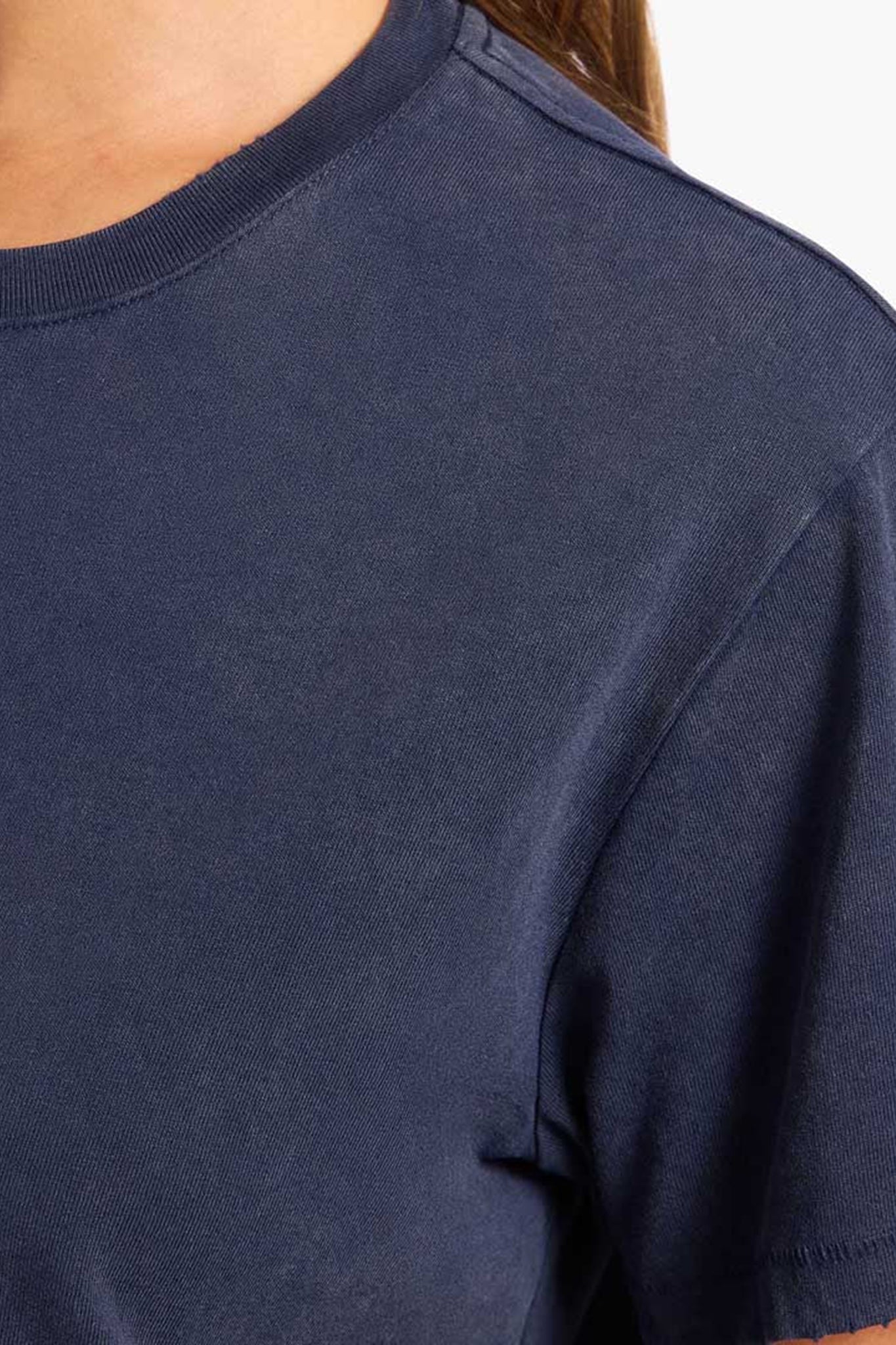 Vintage Cotton Everyday T-Shirt | Washed Navy