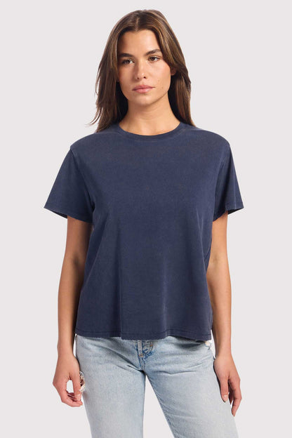 Vintage Cotton Everyday T-Shirt | Washed Navy