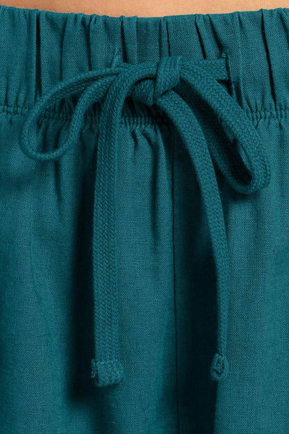 Linen Beach Short | Faded Lagoon