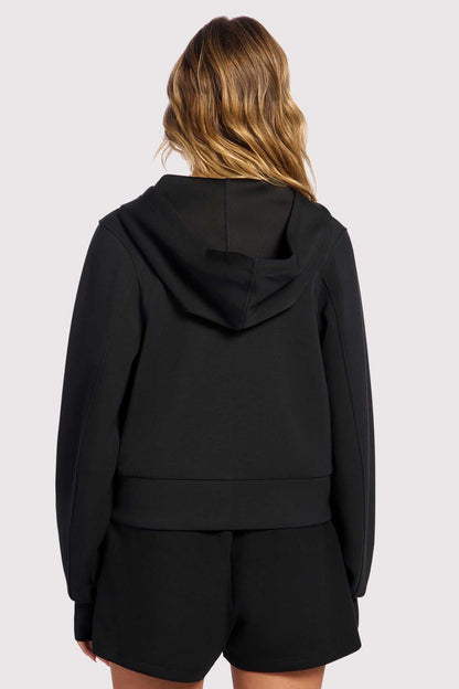 Soft Motion Zip Hoodie | Black
