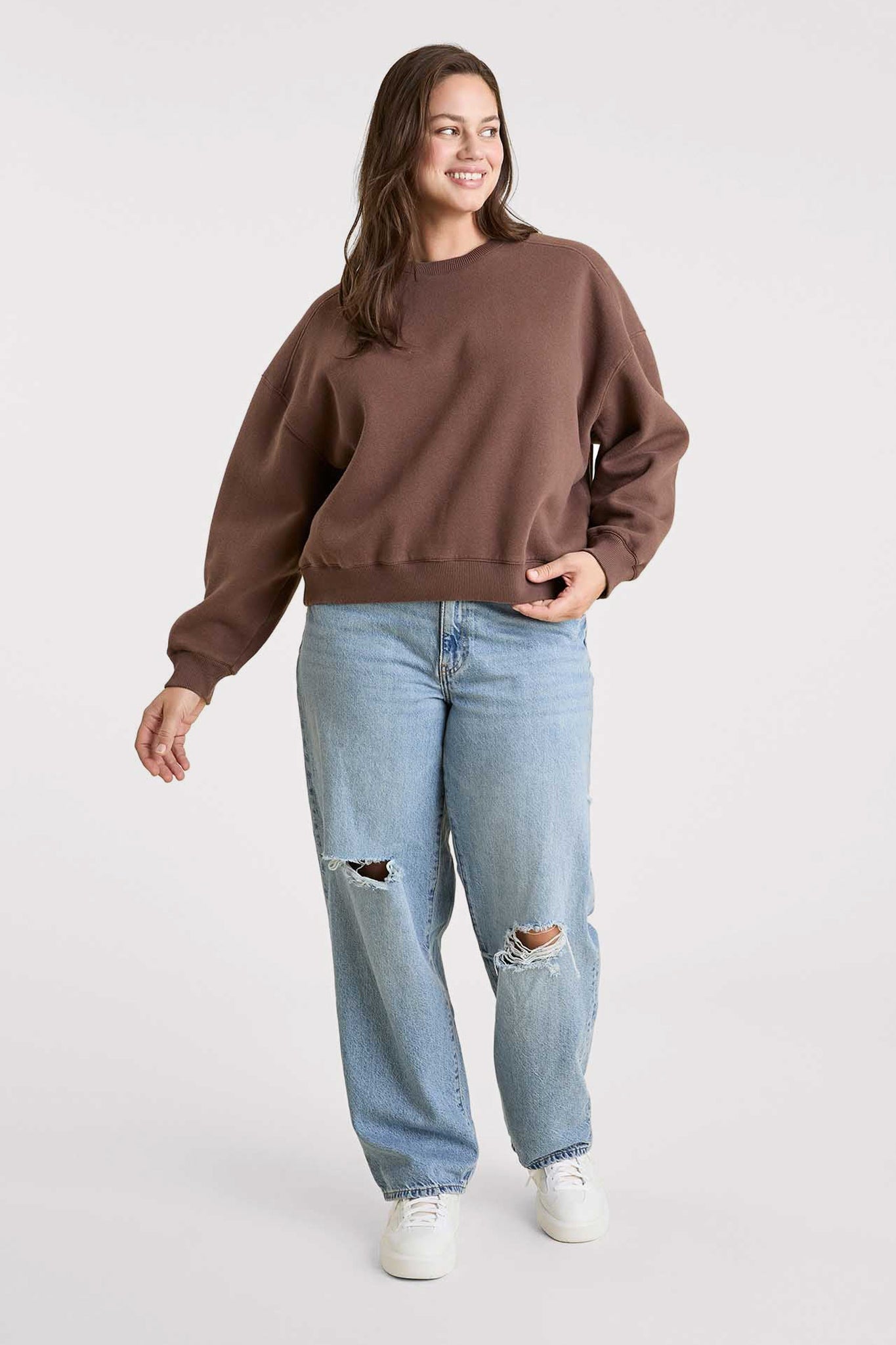 Classic Crewneck Sweatshirt | Coffee
