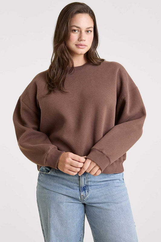 Classic Crewneck Sweatshirt | Coffee