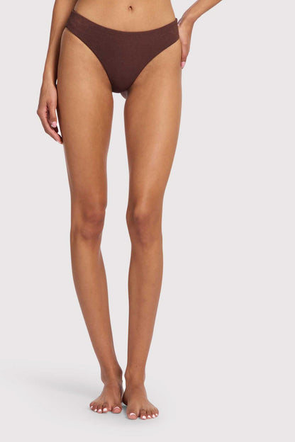 Low Waist Bikini Bottom | Coffee