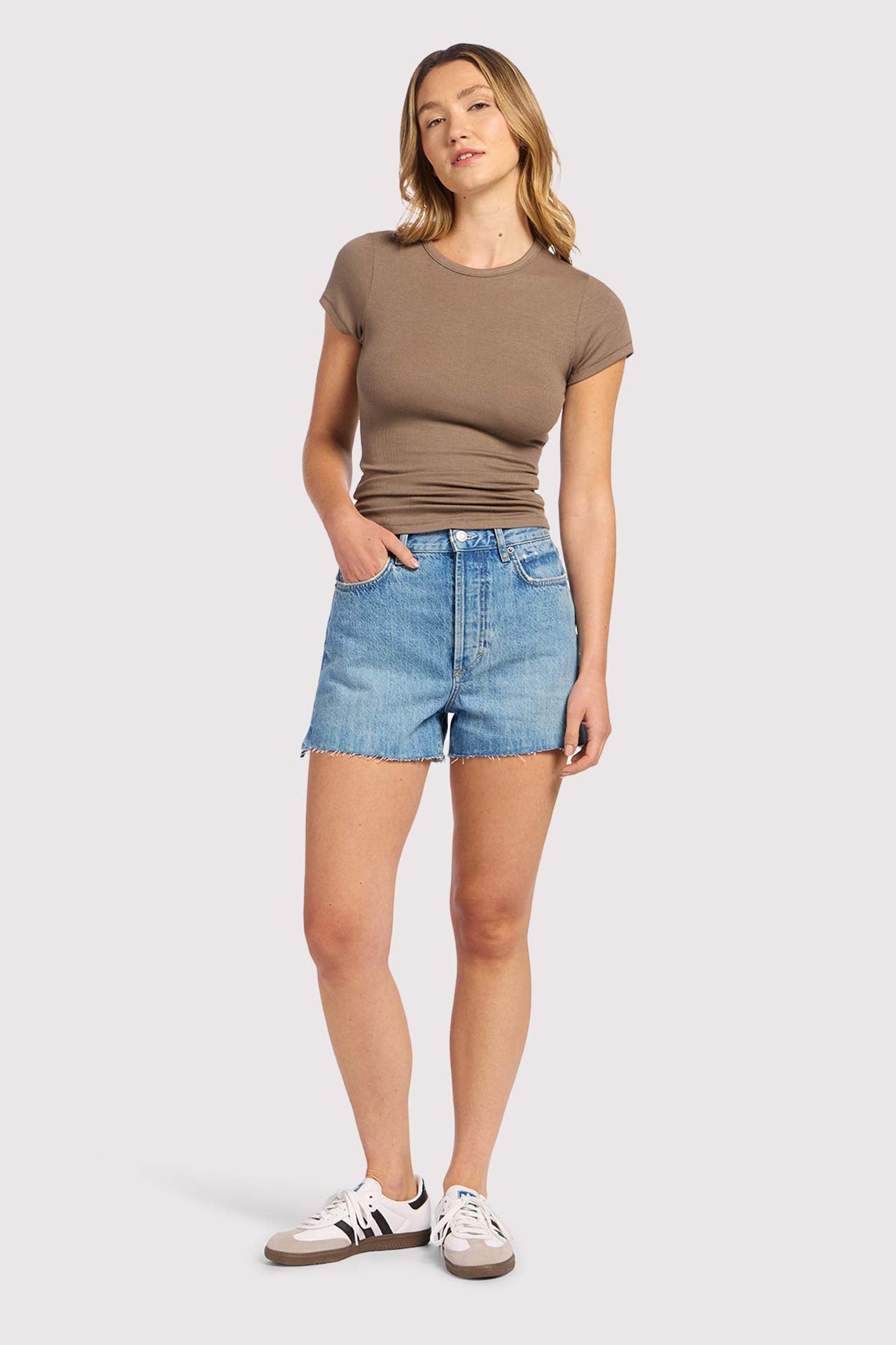 3" A-Line Vintage Cut-Off Short