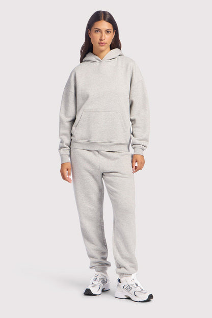 Vintage Fleece Hoodie | Heather Grey