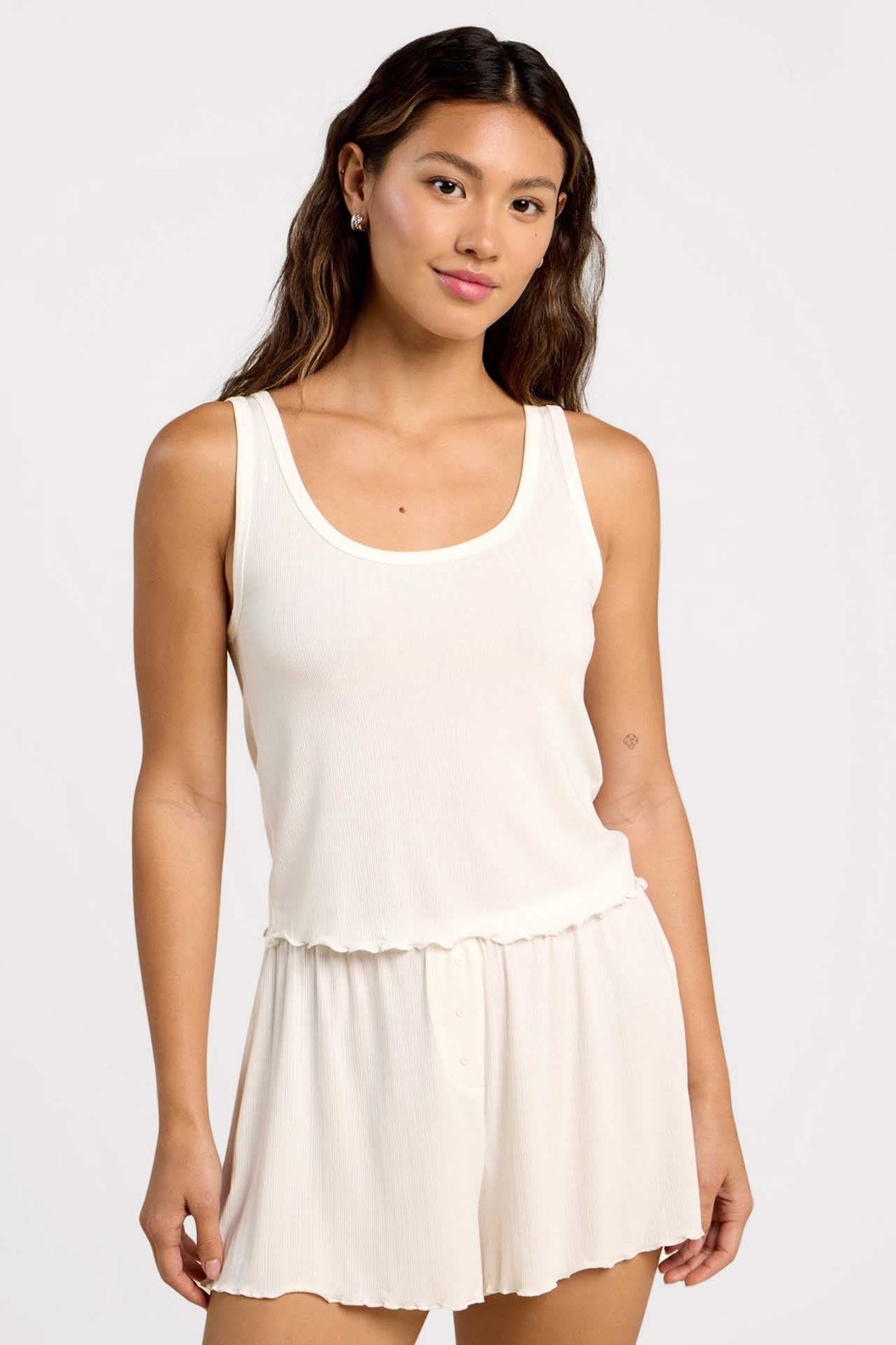 Mini Rib Tank | Pearl